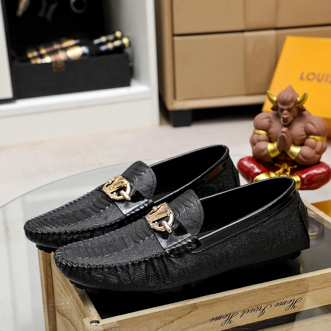 Men's shoes 💰360 💰 LV Louis Vuitton's top-quality Peaches men's shoes 💯Original copy of the official website, the upper is made of imported official website 1:1 material ❌Italian 🇮🇹 cowhide surface, imported pigskin lining. It’s definitely not made with ordinary craftsmanship, it’s the model used by celebrities! The factory’s craftsmanship is designed to create the most perfect shoes for trendy men! Colors available! 38-45 yards